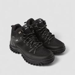 Bota Trekking Masculina Bow River Adventure Mesh Preto