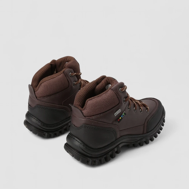 Bota Trekking Masculina Bow River Adventure Mesh Marrom