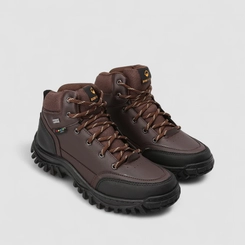 Bota Trekking Masculina Bow River Adventure Mesh Marrom