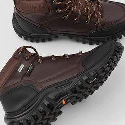Bota Trekking Masculina Bow River Adventure Mesh Marrom