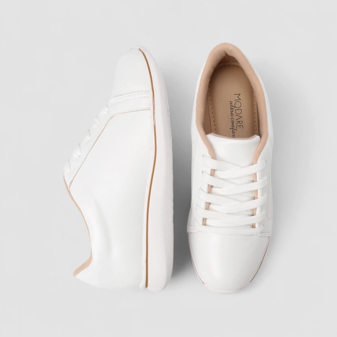 Tênis Casual Feminino Modare Ultraconforto Branco