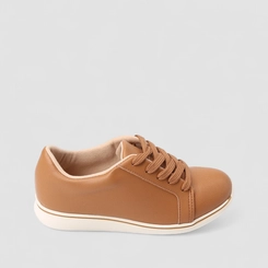 Tênis Casual Feminino Modare Ultraconforto Caramelo