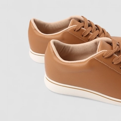 Tênis Casual Feminino Modare Ultraconforto Caramelo
