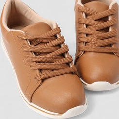 Tênis Casual Feminino Modare Ultraconforto Caramelo