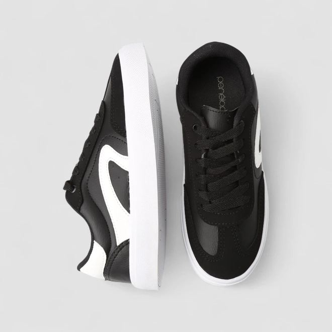 Tênis Casual Feminino Penélope Nobuck Preto