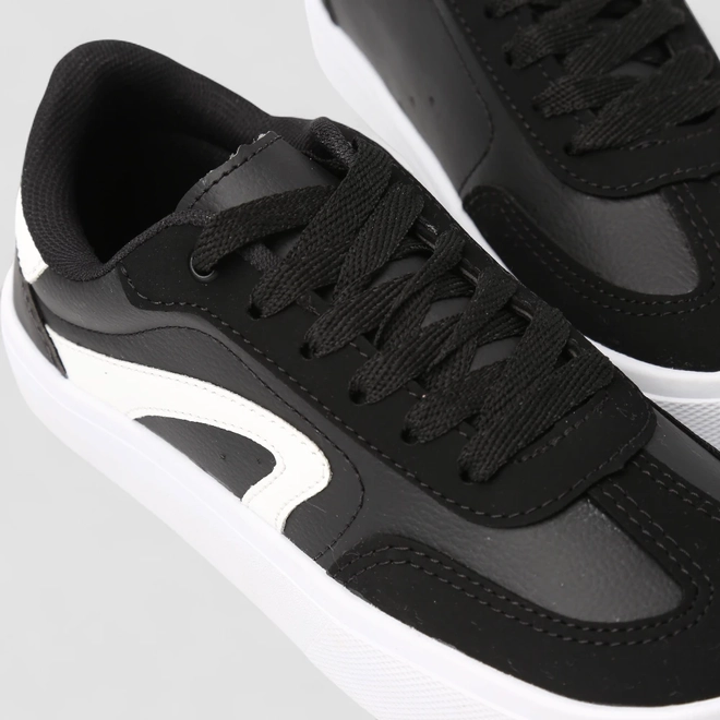 Tênis Casual Feminino Penélope Nobuck Preto