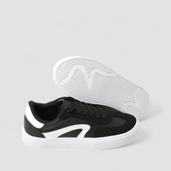 Tênis Casual Feminino Penélope Nobuck Preto