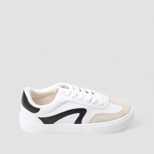 Tênis Casual Feminino Penélope Camurça Branco