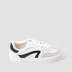 Tênis Casual Feminino Penélope Camurça Branco