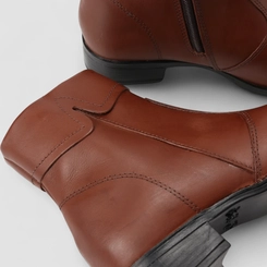 Ankle Boot Feminina Gabriela Couro Marrom