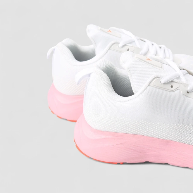Tênis Esportivo Feminino Vertus Branco & Rosa
