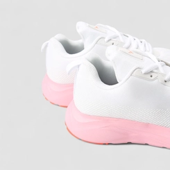 Tênis Esportivo Feminino Vertus Branco & Rosa