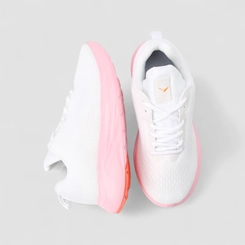Tênis Esportivo Feminino Vertus Branco & Rosa