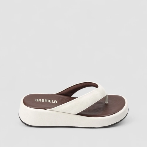 Tamanco Feminino Gabriela Off White