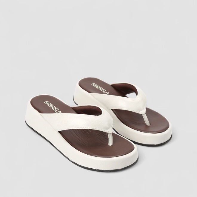 Tamanco Feminino Gabriela Off White