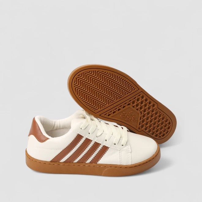 Tênis Casual Feminino Penélope Off White