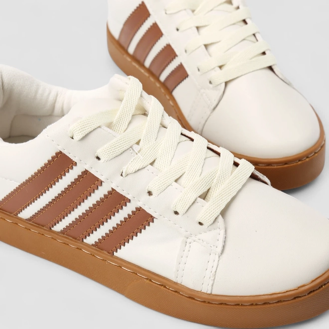 Tênis Casual Feminino Penélope Off White