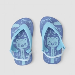 Chinelo Bebê Ipanema Elástico Azul
