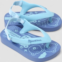 Chinelo Bebê Ipanema Elástico Azul