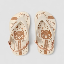 Chinelo Bebê Ipanema Urso Bege
