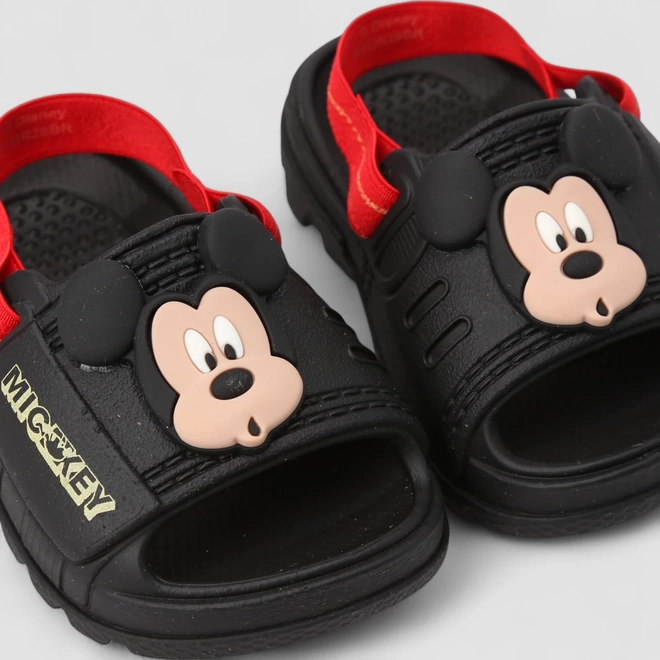 Chinelo Slide Bebê Grendene Kids Mickey Preto