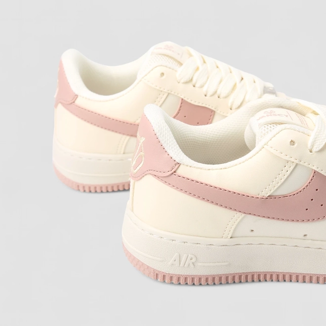 Tênis Casual Feminino Vanscy Recorte Off White