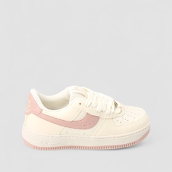 Tênis Casual Feminino Vanscy Recorte Off White