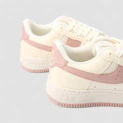 Tênis Casual Feminino Vanscy Recorte Off White