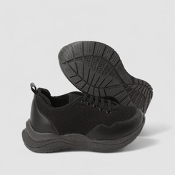 Tênis Casual Infantil Vertus Elástico Preto