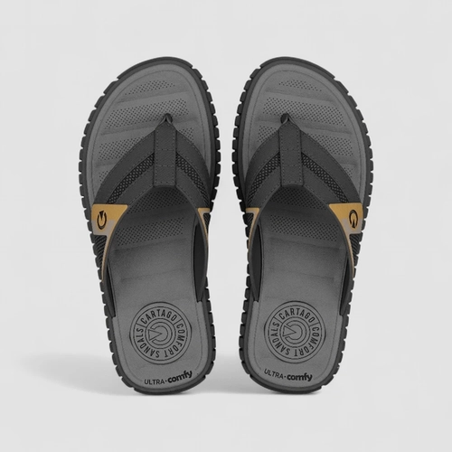Chinelo Masculino Cartago Ultra Conforto Preto