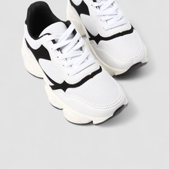 Tênis Casual Feminino Gabriela Mesh Branco