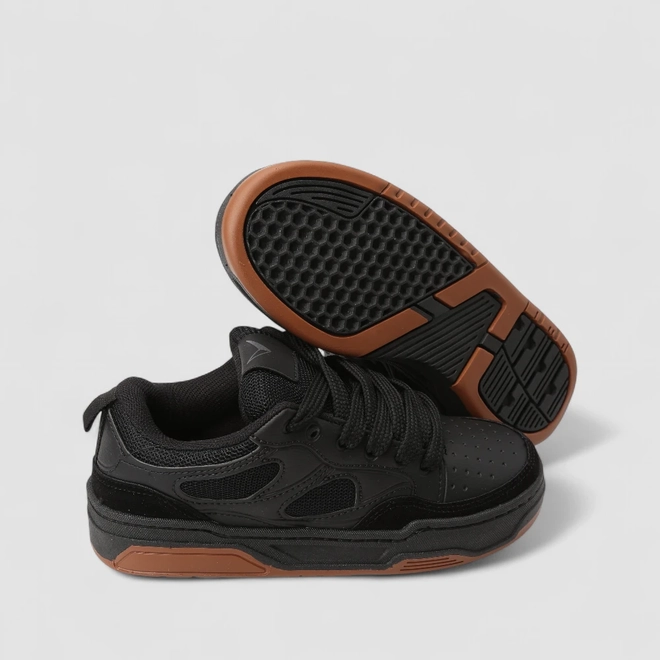 Tênis Casual Infantil Vertus Mesh Preto