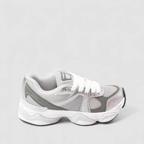 Tênis Chunky Feminino Logus Mesh Prata