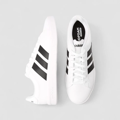 Tênis Casual Feminino Adidas Court Base 3.0 Original Branco