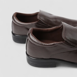 Sapato Social Masculino Woche Liso Marrom