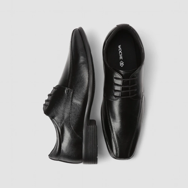 Sapato Social Masculino Woche Cadarço Preto