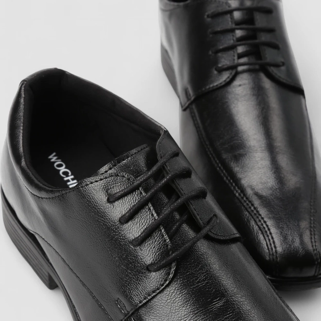 Sapato Social Masculino Woche Cadarço Preto