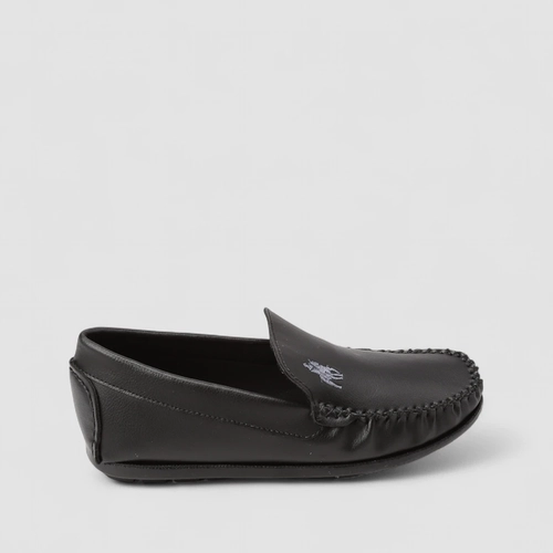 Mocassim Masculino Woche Detalhe Bordado Preto