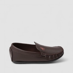 Mocassim Masculino Woche Detalhe Bordado Marrom