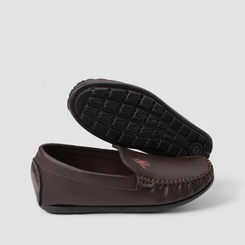 Mocassim Masculino Woche Detalhe Bordado Marrom