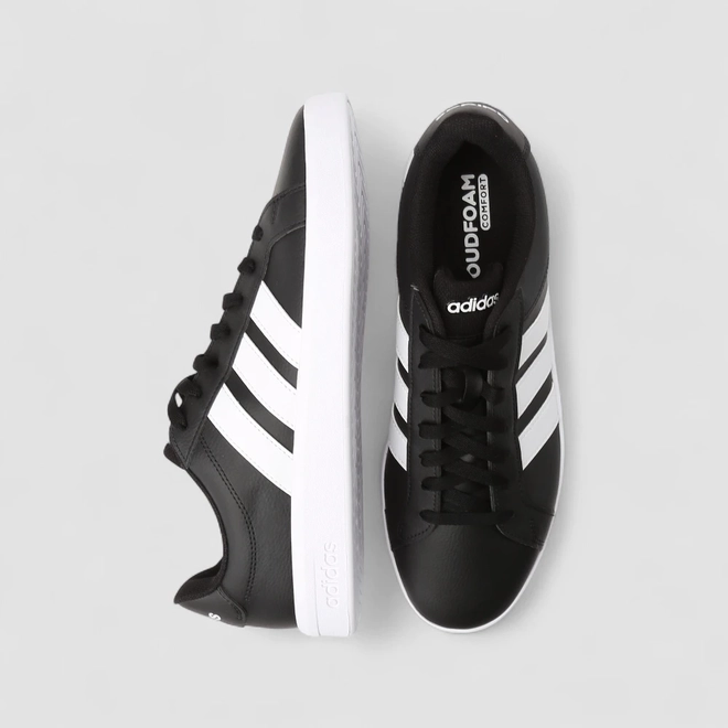 Tênis Casual Masculino Adidas Grand Court Base 3.0 Original Preto