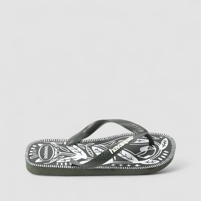 Chinelo Feminino Havaianas Top Jardim Noturno Verde