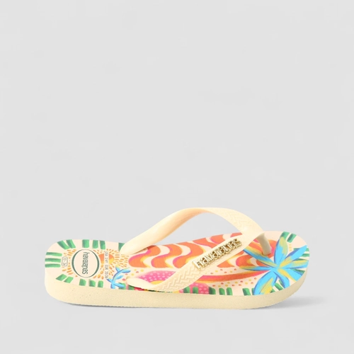 Chinelo Feminino Havaianas Original Tropical Amarelo