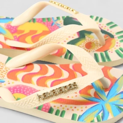 Chinelo Feminino Havaianas Original Tropical Amarelo
