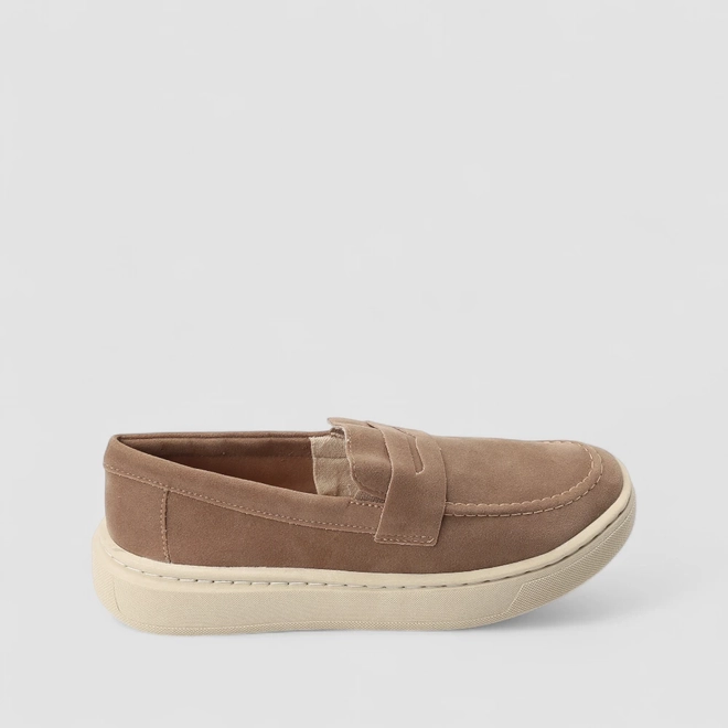 Mocassim Masculino Woche Camurça Marrom
