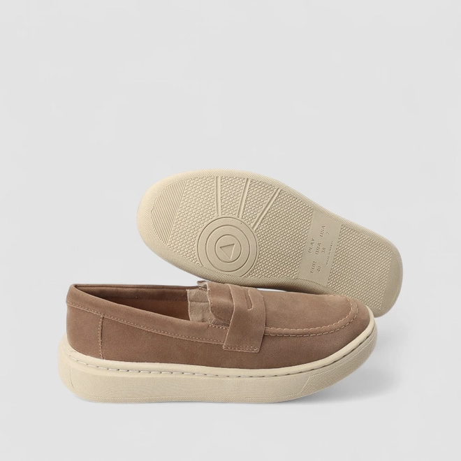 Mocassim Masculino Woche Camurça Marrom