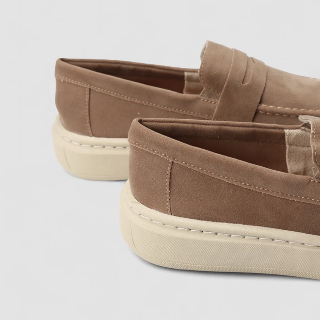 Mocassim Masculino Woche Camurça Marrom