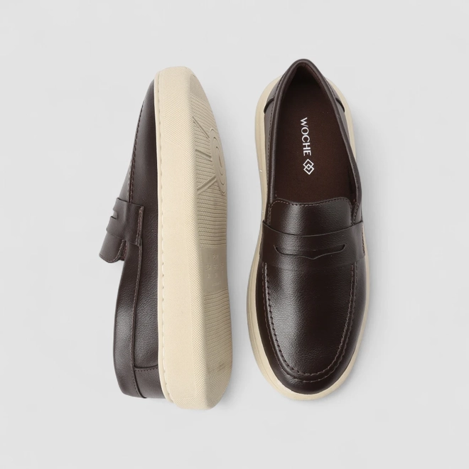 Mocassim Masculino Woche Marrom