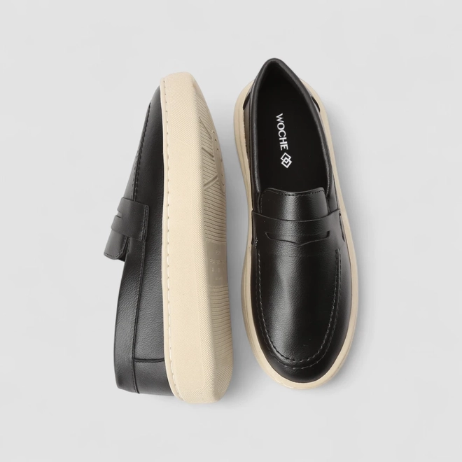 Mocassim Masculino Woche Preto