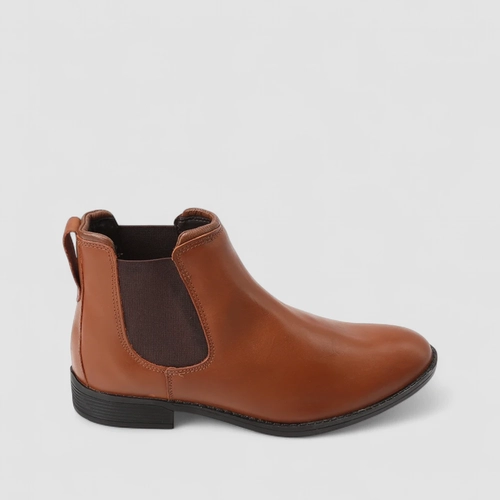 Bota Chelsea Masculina Bow River Couro Marrom